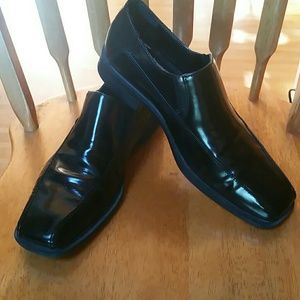 Calvin Klein Fane Box Leather Shoes